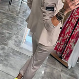 Tracy™ | Blazer Set and Fluid Pants