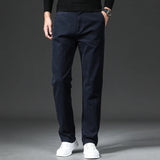 Classic Straight-Leg Cotton Trousers