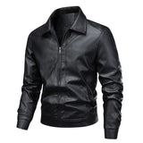 Chic Windproof Leather Jacket