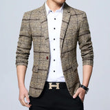 Chic Checkered Blazer