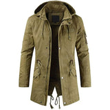 Extended Length Cargo Parka Jacket