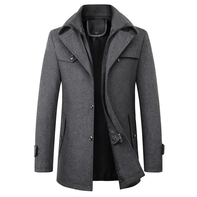 Chic Wool Winter Overcoat