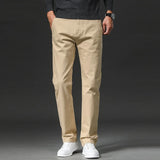Classic Straight-Leg Cotton Trousers