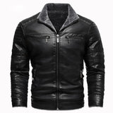 Vintage Leather Jacket with Cozy Wool Lining