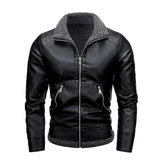 Chic Wool and Leather Coat