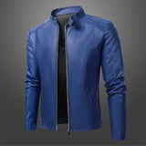 Sophisticated Men's Leather Biker Jacket