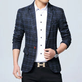 Chic Checkered Blazer