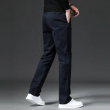 Classic Straight-Leg Cotton Trousers