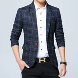 Chic Checkered Blazer