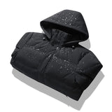 Chic Wool Hooded Overcoat
