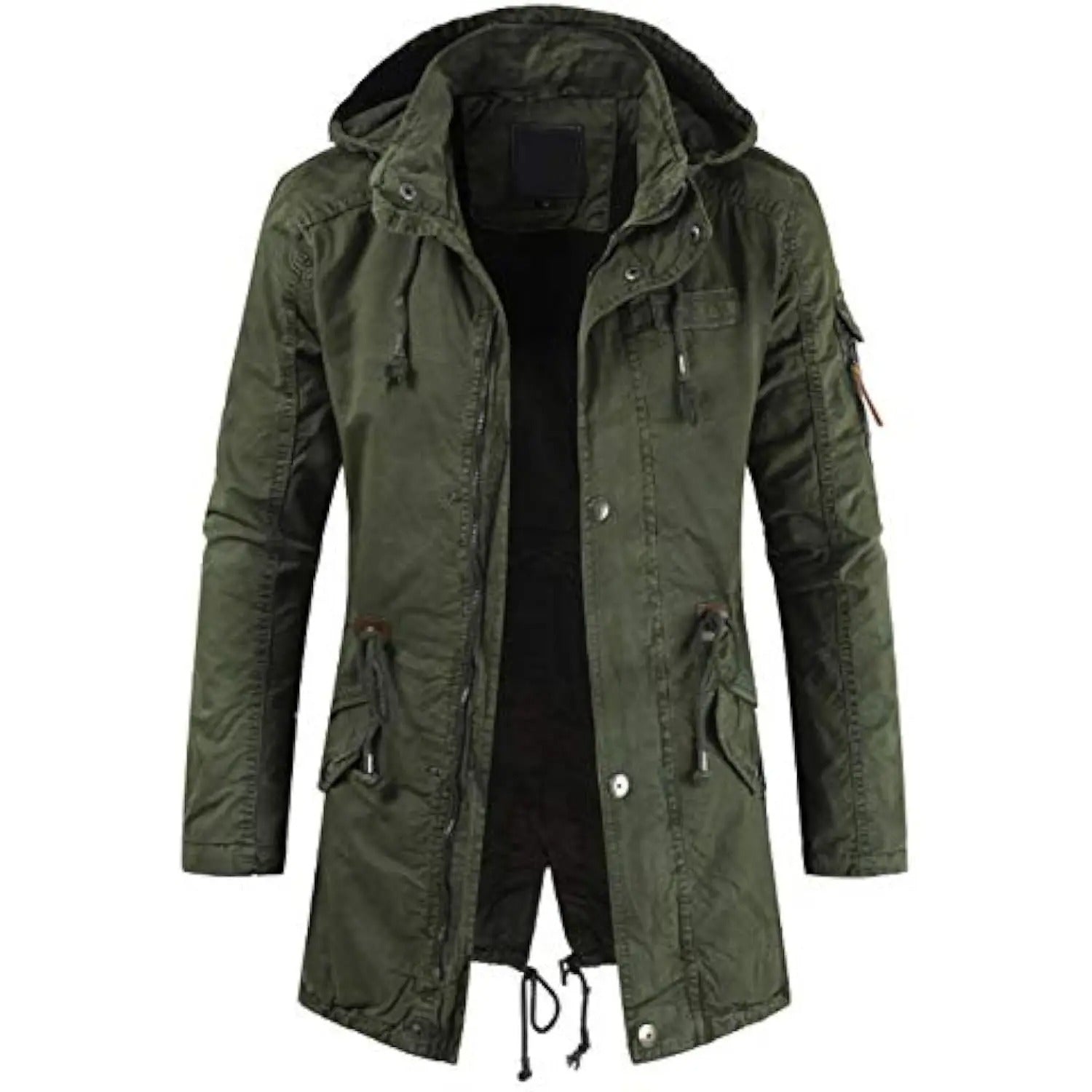 Extended Length Cargo Parka Jacket