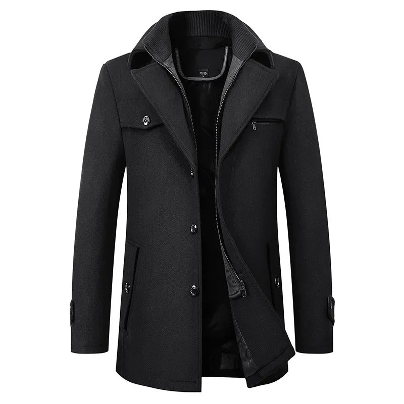 Chic Wool Winter Overcoat