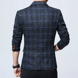 Chic Checkered Blazer