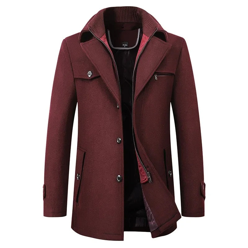Chic Wool Winter Overcoat
