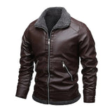 Chic Wool and Leather Coat