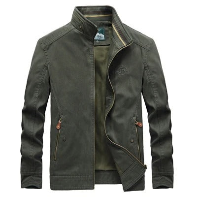 Lightweight Windbreaker Bomber Jacket