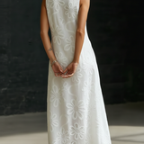 Floral Embroidered Boho Maxi Dress