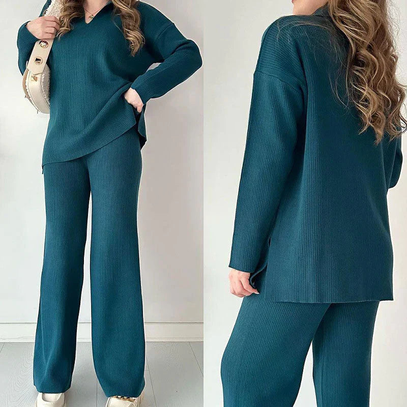 Amal™ | Casual V-Neck Set