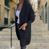 Indra™ | Elegant Long Knitted Cardigan