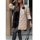 Elena™ | Quilted Winter Coat with Hood and Zipper