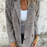 Leona™ | Casual and Elegant Checked Blazer