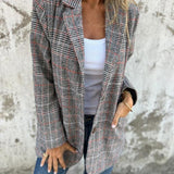 Leona™ | Casual and Elegant Checked Blazer