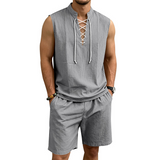 Lusitanian Fashion - Linen Shirt & Shorts Ensemble