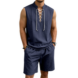 Lusitanian Fashion - Linen Shirt & Shorts Ensemble