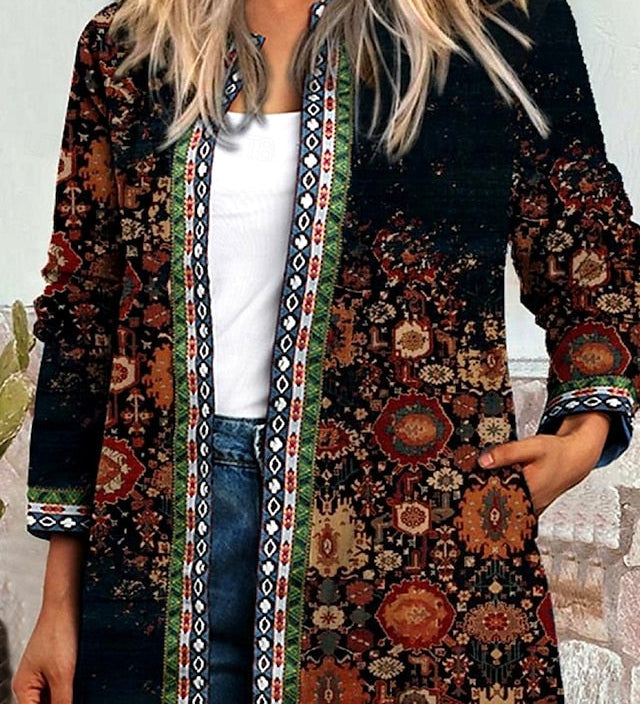 Livia™ | Vintage Casual Floral Printed Jacket