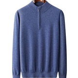 Florence Cashmere Zip-Up Sweater
