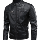 Vintage-Inspired Leather Jacket