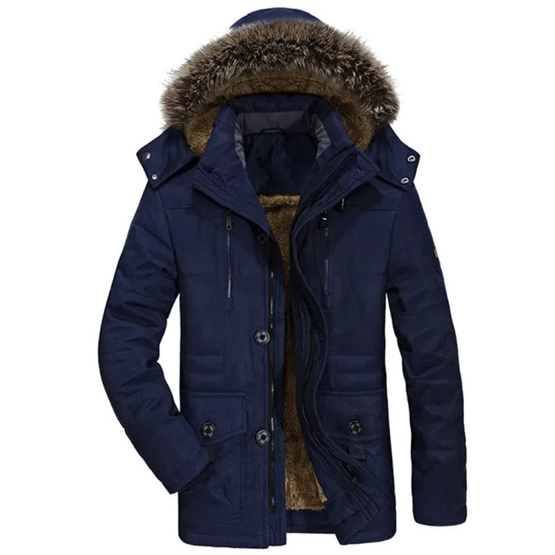 Cotton Hooded Winter Coat