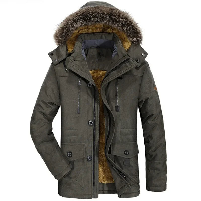 Cotton Hooded Winter Coat