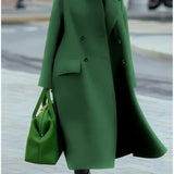 Dami™ | Long Wool Coat + Free Cashmere Scarf