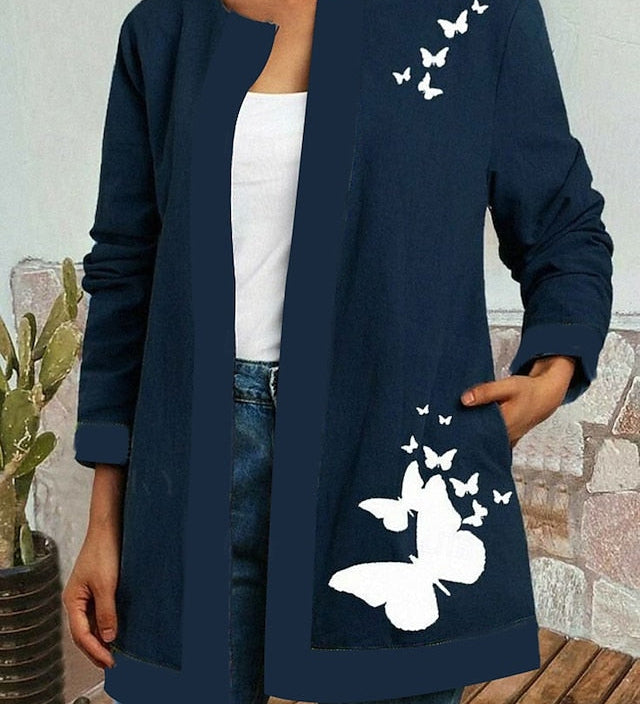 Livia™ | Vintage Casual Floral Printed Jacket