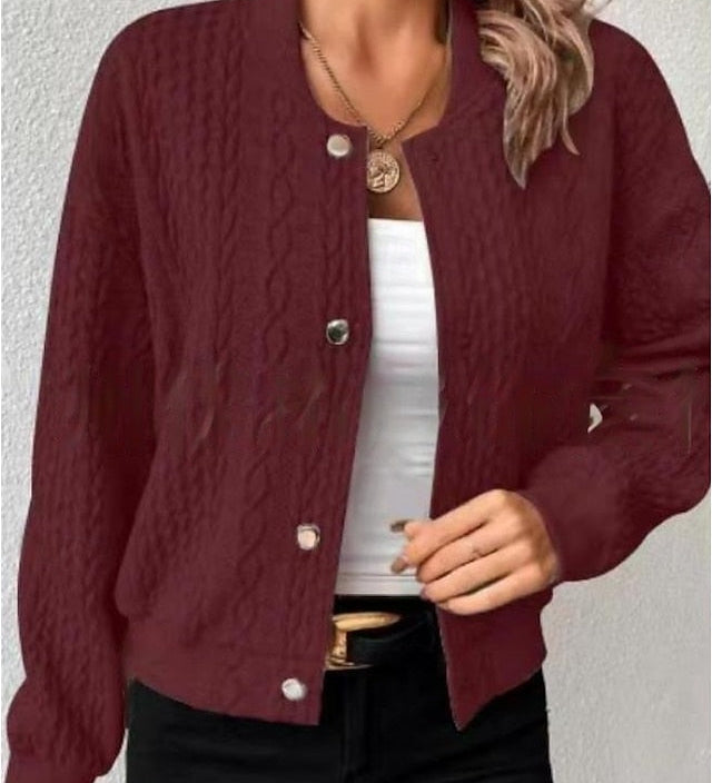 Amara™ | Casual Polyester Jacket, Elegant Comfort
