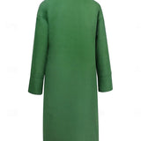 Dami™ | Long Wool Coat + Free Cashmere Scarf